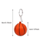 PU Leather Stress Ball Keychain Mini Foam Squeeze Toy For Anxiety Relief 8