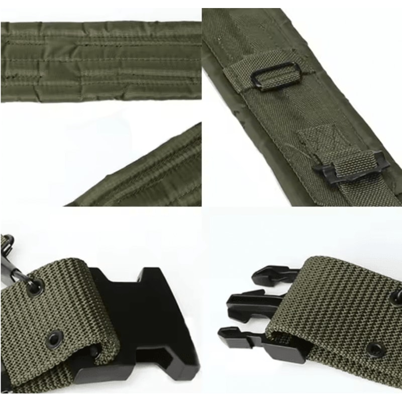 Mens YShaped Adjustable Outdoor Belt Mountaineering Shoulder Chest Support Strap 7