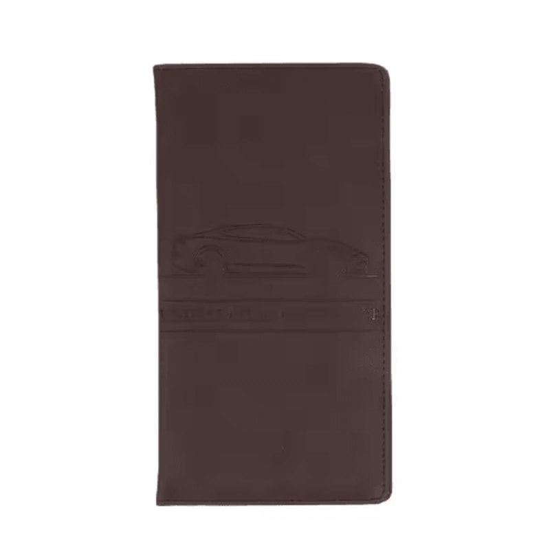 Leather Car Document Holder Registration Insurance Wallet With Card Storage 1