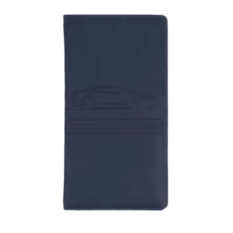 Leather Car Document Holder Registration Insurance Wallet With Card Storage 4
