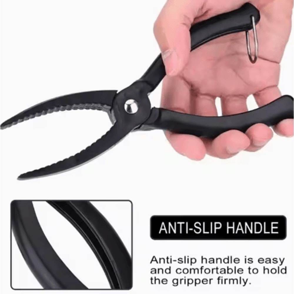 NonSlip Fishing Control Tongs Secure Grip Tool For Safe Fish Handling 5