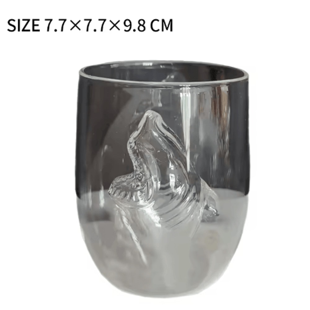 Jaws 50th Anniversary Limited Edition Whiskey Glass Bruce Shark Collectible Tumbler 0