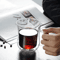 Handmade Double Wall Glass Cup Set HeatResistant Transparent Beer Coffee Whiskey Mugs 5