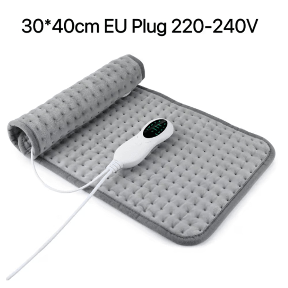 Electric Heating Pad With Timer Adjustable Thermal Heated Cushion For Home Office 6