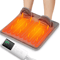 Electric Foot Heating Pad With 9 Heat Levels Plush Washable Foot Warmer With Timer 1