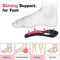 Adjustable Arch Support Orthopedic Insole Heel Lift Half Pad For Walking Comfort 6