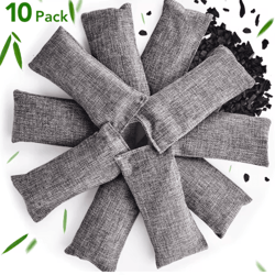 bamboo charcoal air purifying bags – 10pcs activated odor & moisture absorbers
