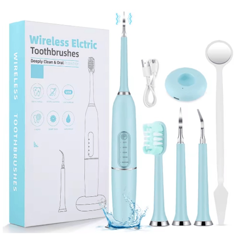 Electric Dental Calculus Remover Teeth Cleaning Whitening Scaler Device 2