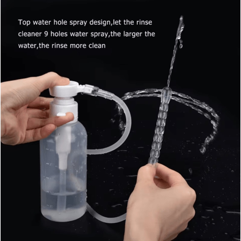 Reusable Vaginal Anal Cleansing Syringe 300600ML Personal Hygiene Flushing Kit 6