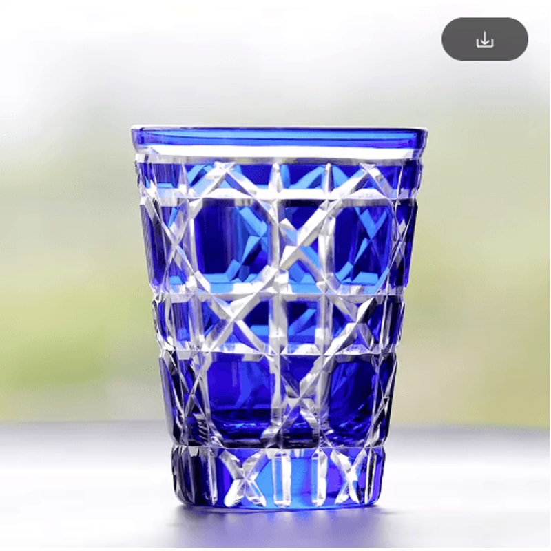 Hand Cut Multi Colored Cocktail Tumbler 260 Ml Colored Whiskey Glass For Coffee Water And Spirits 1
