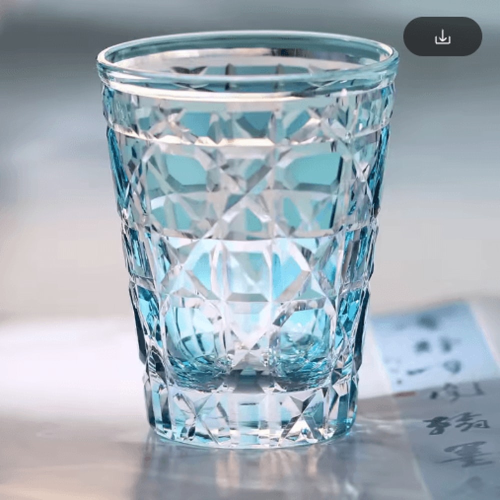 Hand Cut Multi Colored Cocktail Tumbler 260 Ml Colored Whiskey Glass For Coffee Water And Spirits 3