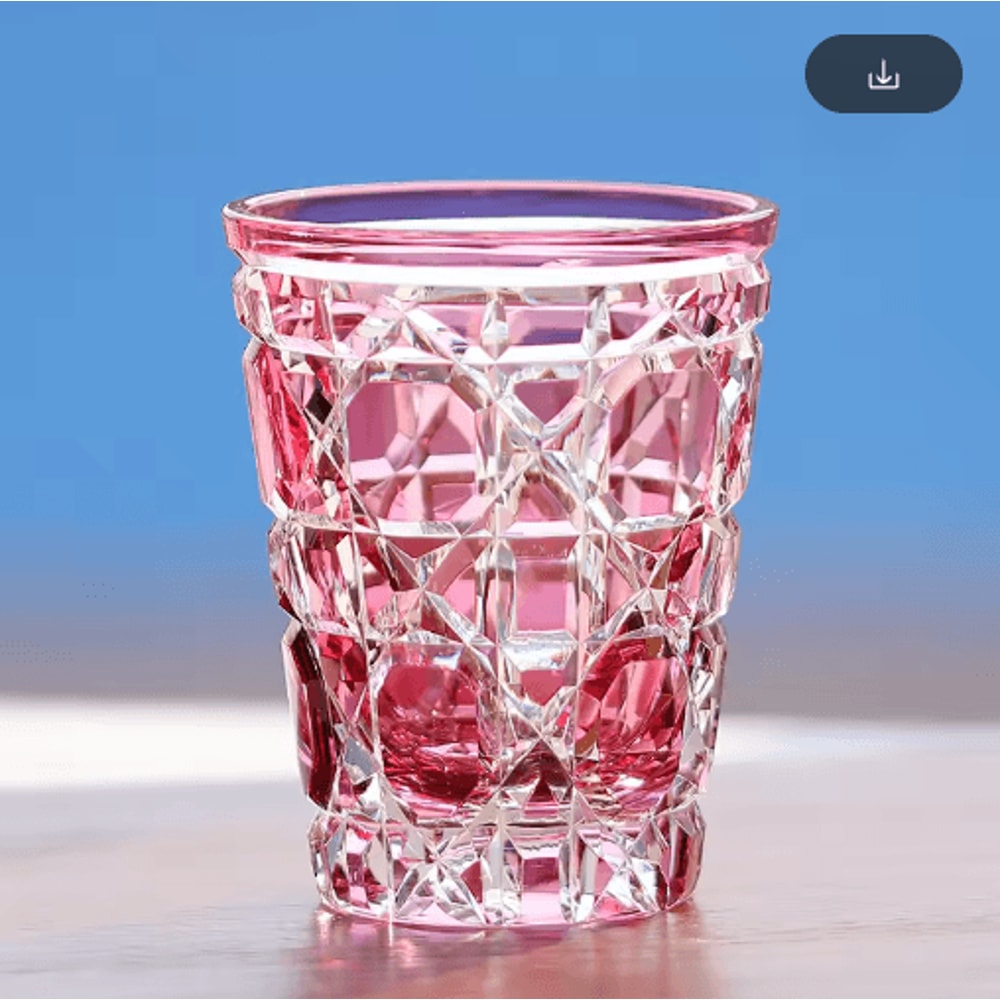 Hand Cut Multi Colored Cocktail Tumbler 260 Ml Colored Whiskey Glass For Coffee Water And Spirits 5