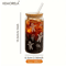 Christmas Beer Can Glass Cup With Lid And Straw 480 Ml Holiday Coffee And Drink Tumbler 1 To 4 PCS 5