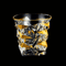 Gold Line Crystal Whiskey Tumblers Set Golden Rim Whisky Glasses For Cocktails Wine And Beer 4