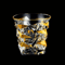 Gold Line Crystal Whiskey Tumblers Set Golden Rim Whisky Glasses For Cocktails Wine And Beer 4