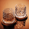 Rotating Base Crystal Whiskey Glass Spinning Tumbler For Whiskey Wine And Brandy 12