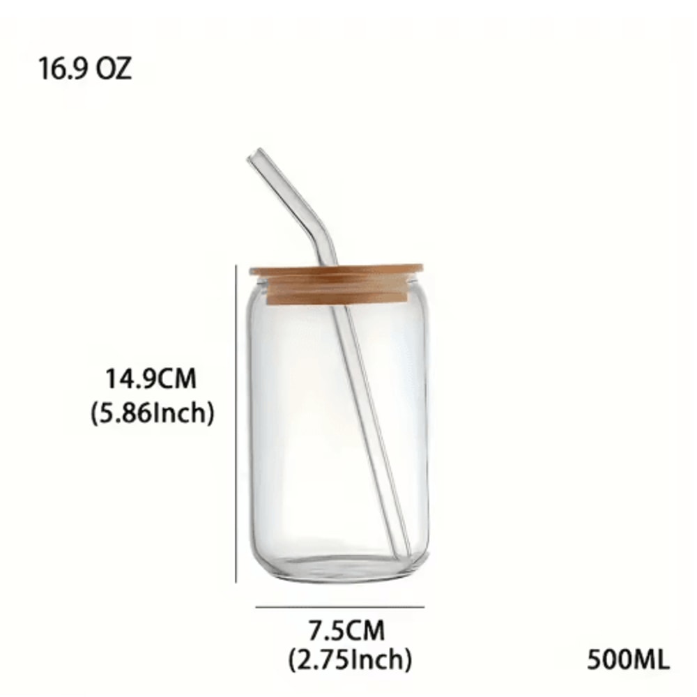 Cherry Bow Glass Tumbler With Straw 5