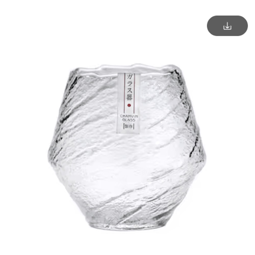 Japanese Hazy Air Whiskey Tumbler Snowflake Hammered Glass For Whisky XO Brandy And Wine 4