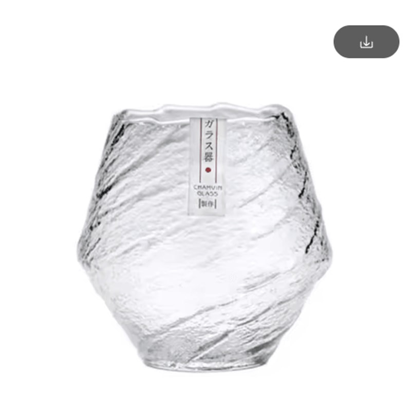 Japanese Hazy Air Whiskey Tumbler Snowflake Hammered Glass For Whisky XO Brandy And Wine 4