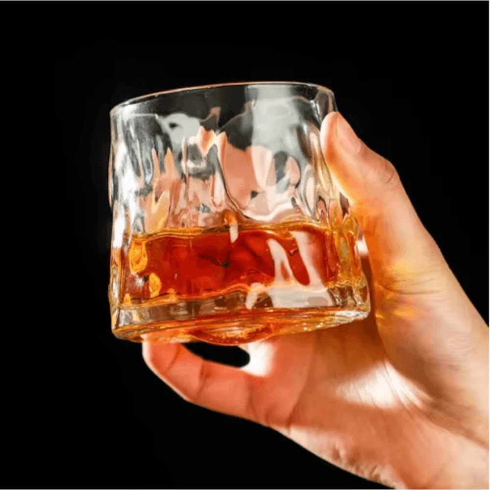 Creative Spinning Whiskey Glass 200 Ml Rotating Tumbler For Cocktails Wine And Brandy 7