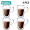 Transparent HeatResistant Glass Tumbler Creative Coffee Whiskey And Cocktail Mug 1