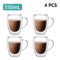 Transparent HeatResistant Glass Tumbler Creative Coffee Whiskey And Cocktail Mug 2