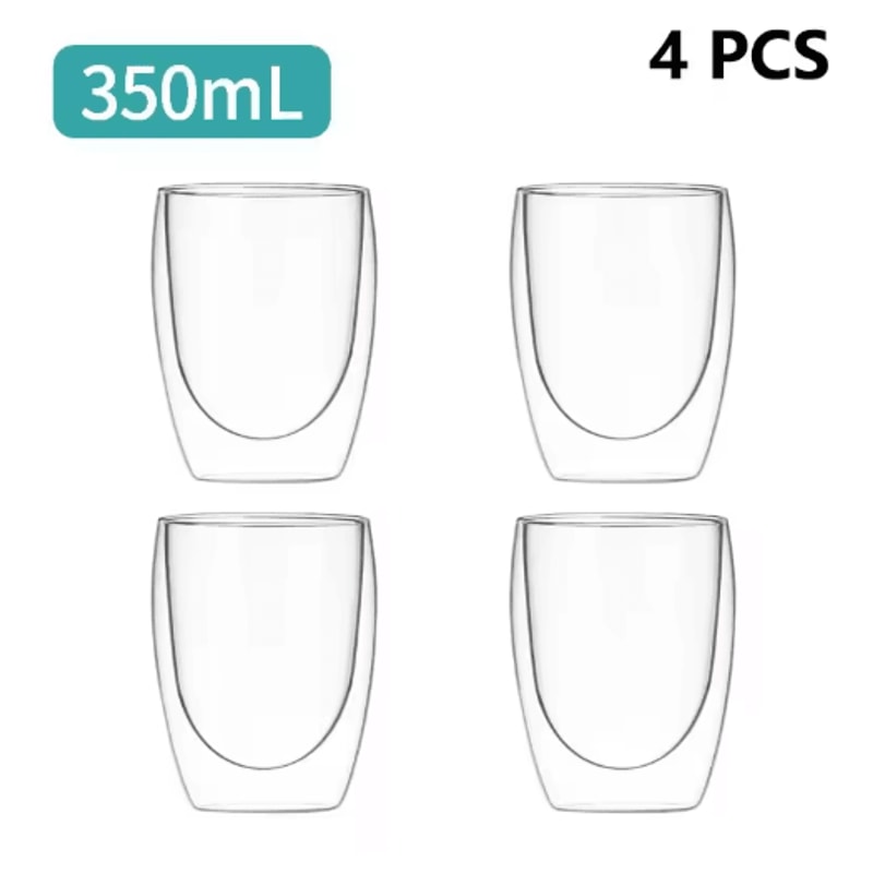 Transparent HeatResistant Glass Tumbler Creative Coffee Whiskey And Cocktail Mug 7