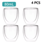 Transparent HeatResistant Glass Tumbler Creative Coffee Whiskey And Cocktail Mug 10