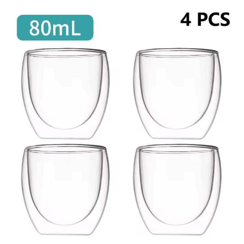 Transparent HeatResistant Glass Tumbler Creative Coffee Whiskey And Cocktail Mug 10