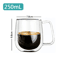 Transparent HeatResistant Glass Tumbler Creative Coffee Whiskey And Cocktail Mug 11