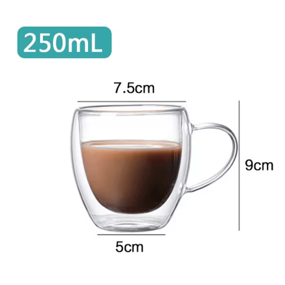 Transparent HeatResistant Glass Tumbler Creative Coffee Whiskey And Cocktail Mug 13