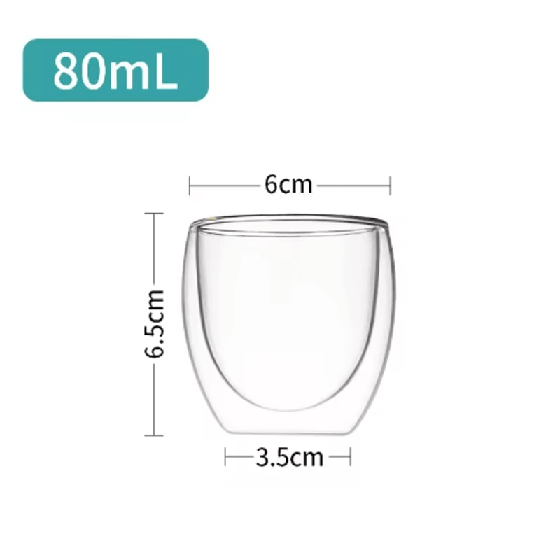 Transparent HeatResistant Glass Tumbler Creative Coffee Whiskey And Cocktail Mug 20