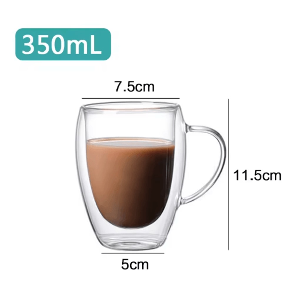 Transparent HeatResistant Glass Tumbler Creative Coffee Whiskey And Cocktail Mug 21