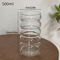 INS Style Transparent Glass Coffee Mug Heat Resistant Ripple Tumbler For Cocktails And Beverages 1 14