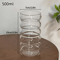 INS Style Transparent Glass Coffee Mug Heat Resistant Ripple Tumbler For Cocktails And Beverages 1 14