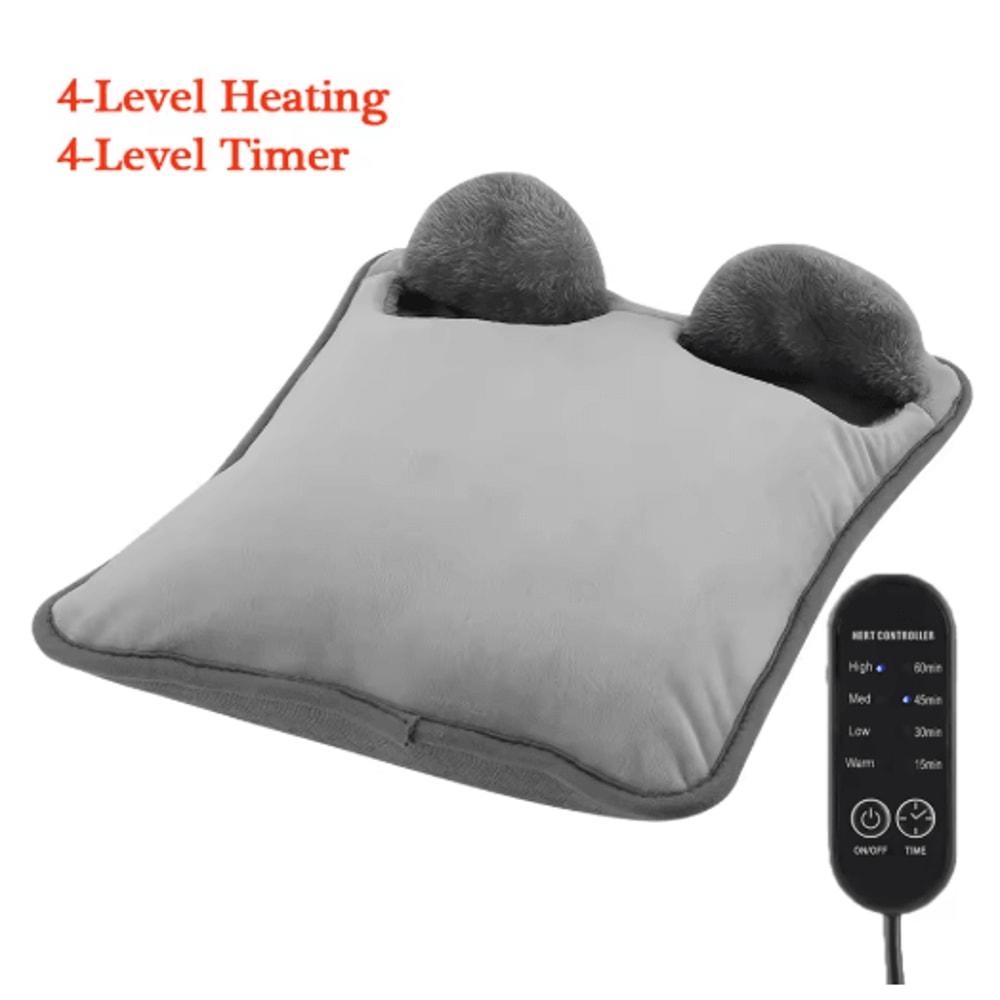 Winter Electric Foot Heating Pad USB Plush Foot Warmer Mat For Cozy Sleep Home Comfort 3