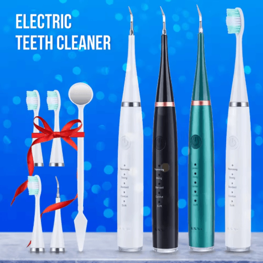 Sonic Electric Toothbrush Teeth Whitening Kit Dental Cleaner For Coffee Tea Stain Removal 7
