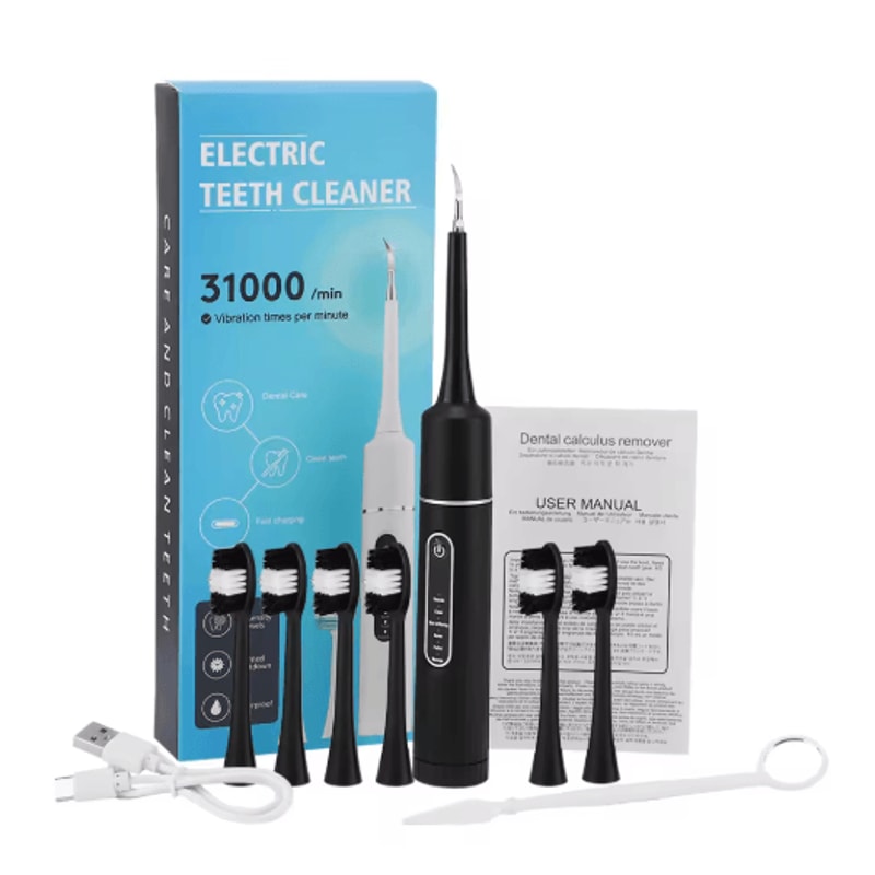 Sonic Electric Toothbrush For Adults 31000 VPM Deep Clean With 6 Modes 6 Brush Heads 2