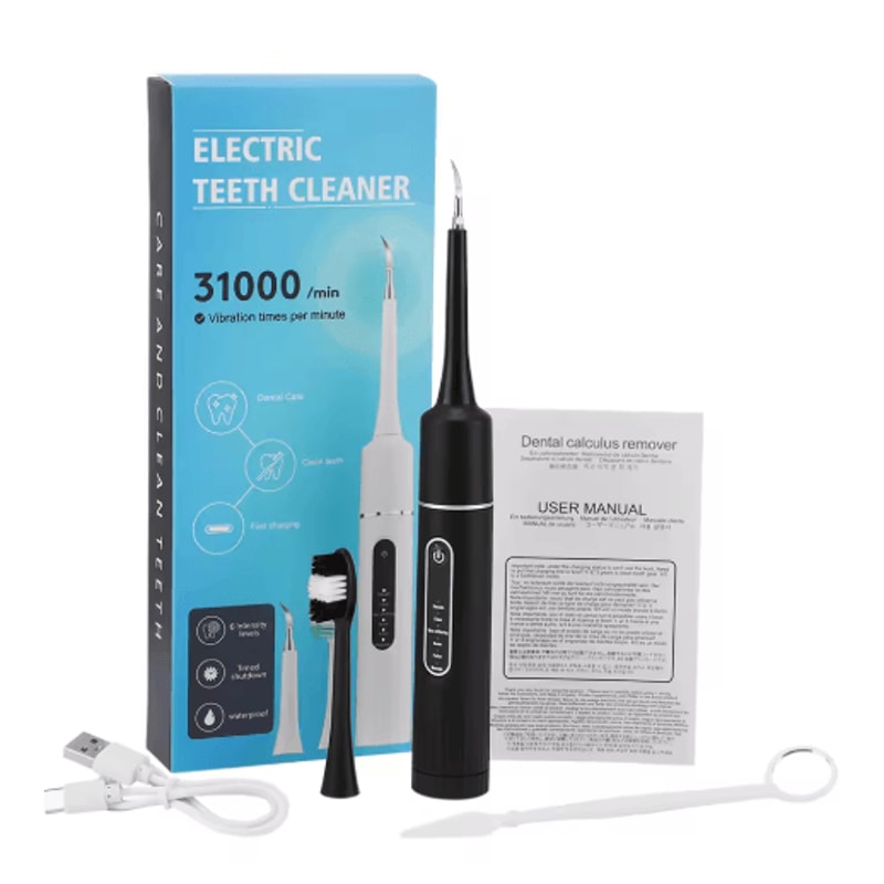 Sonic Electric Toothbrush For Adults 31000 VPM Deep Clean With 6 Modes 6 Brush Heads 4