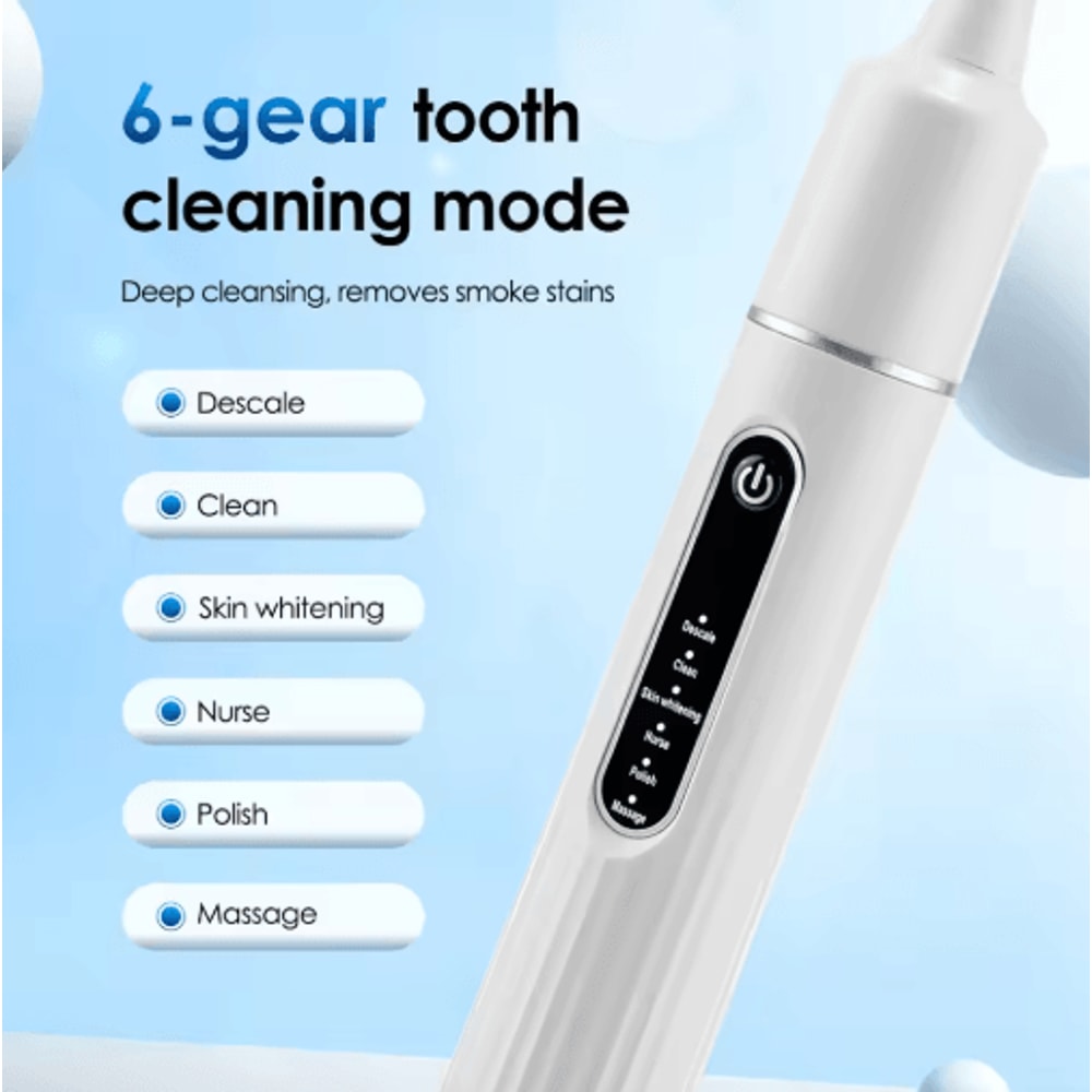 Sonic Electric Toothbrush For Adults 31000 VPM Deep Clean With 6 Modes 6 Brush Heads 7