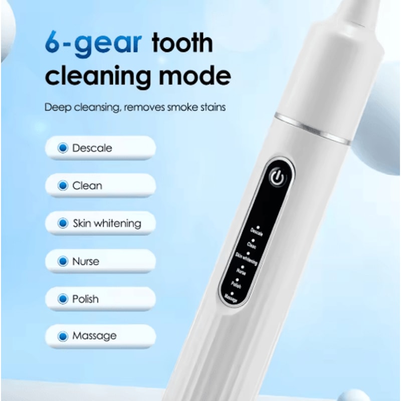 Sonic Electric Toothbrush For Adults 31000 VPM Deep Clean With 6 Modes 6 Brush Heads 7