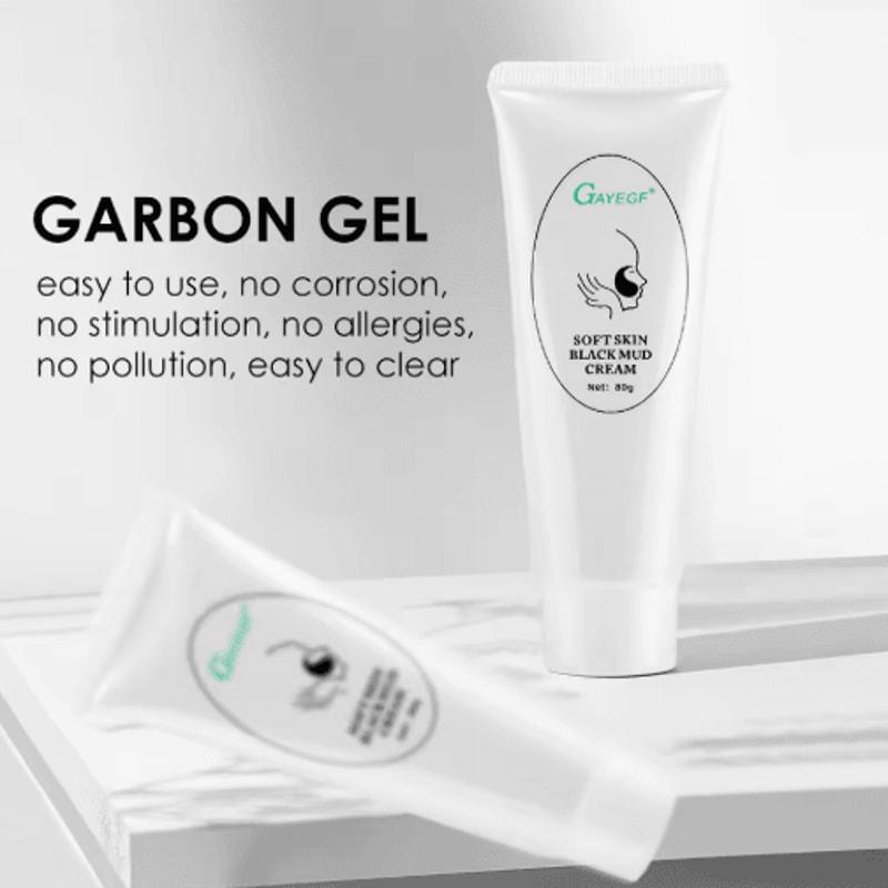 CharcoalPu 80g Facial Carbon Gel Mask Pore Shrinking Toner Duo 3