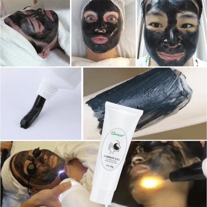 CharcoalPu 80g Facial Carbon Gel Mask Pore Shrinking Toner Duo 5