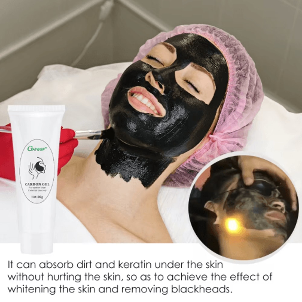 CharcoalPu 80g Facial Carbon Gel Mask Pore Shrinking Toner Duo 7
