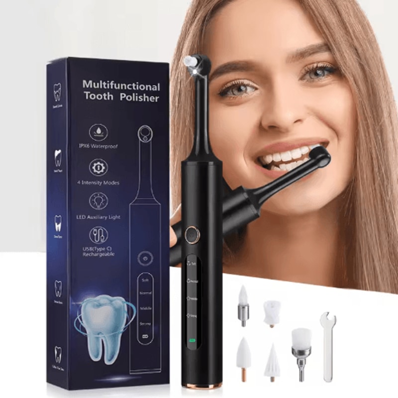 CleanSonic Pro Electric Dental Cleaner Teeth Whitening Polisher 0