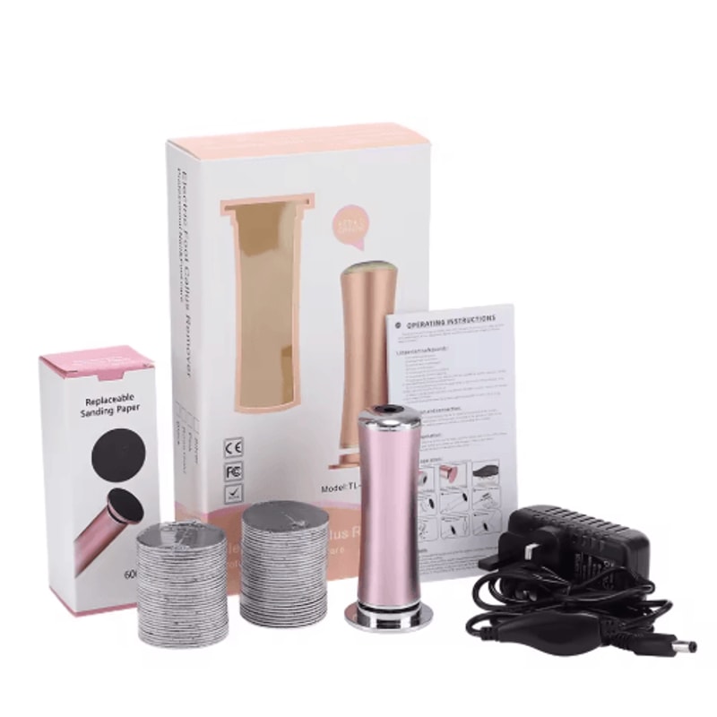SmoothStep Pro Electric Foot Callus Remover Pedicure Tool Set 2