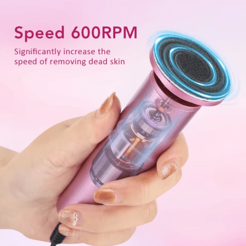 SmoothStep Pro Electric Foot Callus Remover Pedicure Tool Set 8