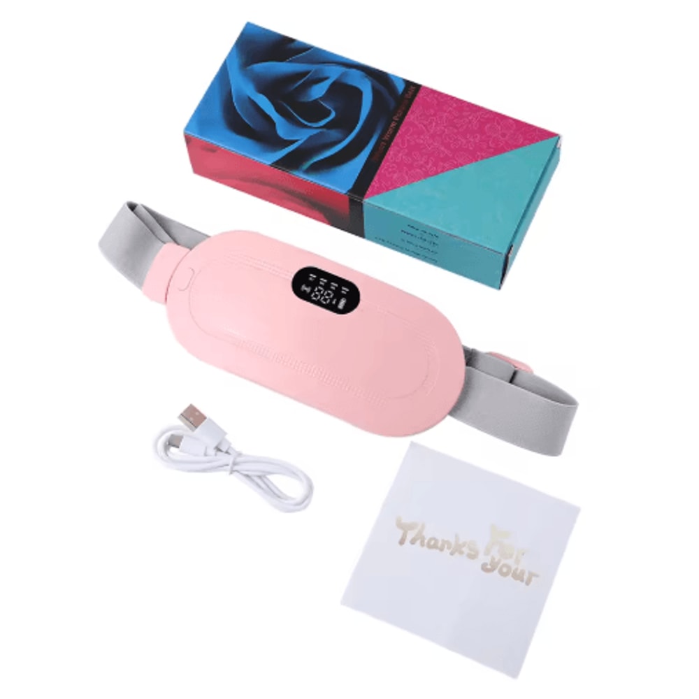 ComfortEase Portable Heated Massage Belt For Menstrual Comfort 1
