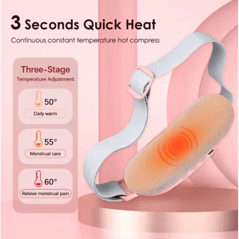 ComfortEase Portable Heated Massage Belt For Menstrual Comfort 6