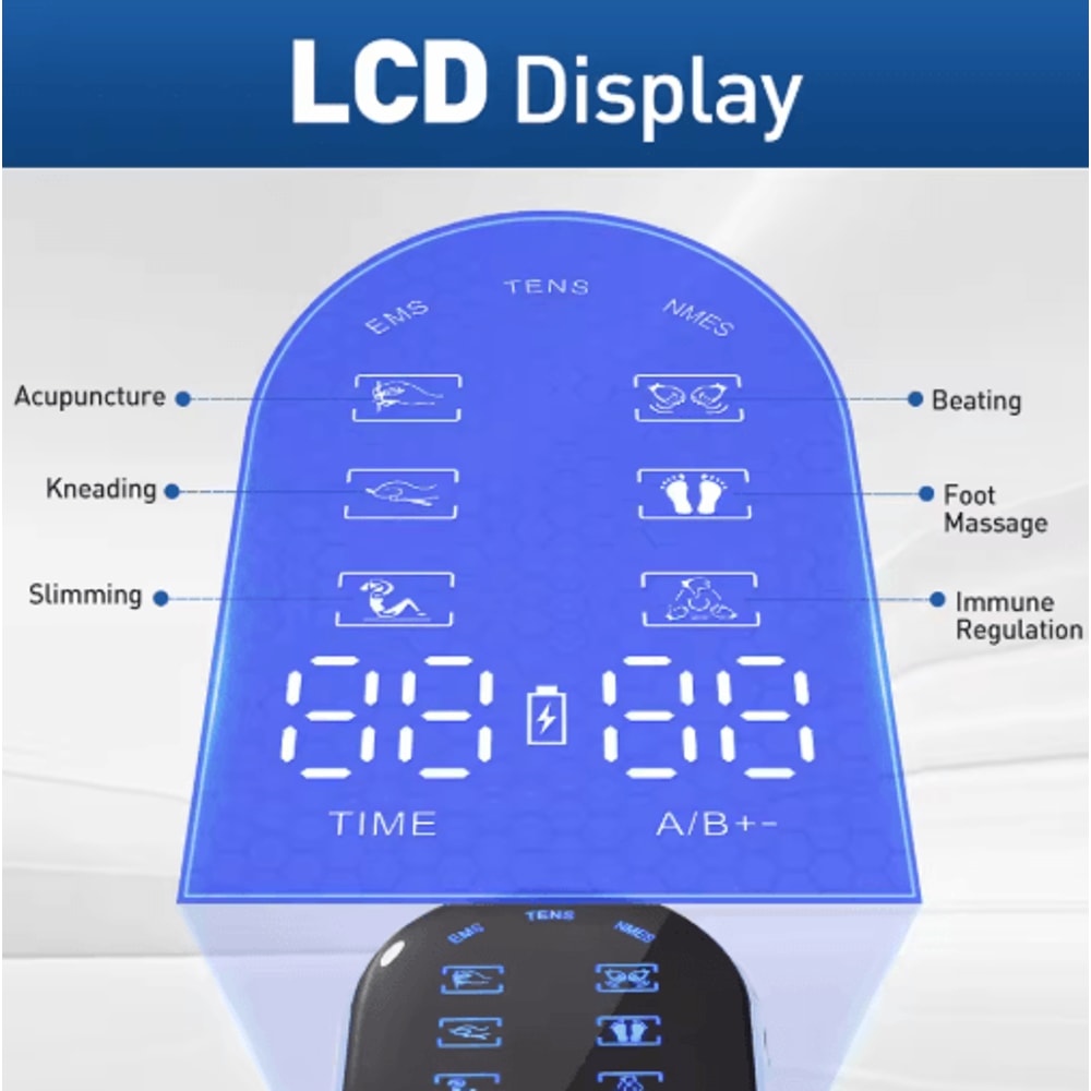 PulseFlex Pro EMS Electric Muscle Massager MultiMode TENS Device 6